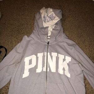 A purple victoria secret jacket